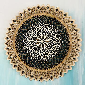 12" 5 Layer 3D Mandala