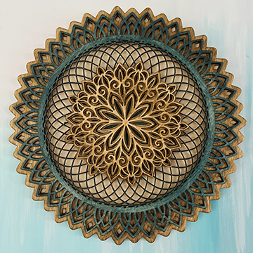 12" 5 Layer 3D Mandala